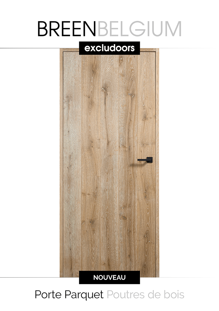 Breen Belgium Portes intérieures parquet poutres de bois